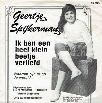 Geertje Spijkerman - Ik ben een heel klein beetje verliefd