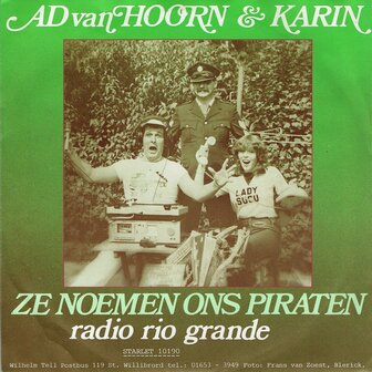 Ad van Hoorn &amp; Karin - Ze noemen ons piraten