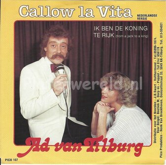 Ad van Tilburg ‎– Callow la vita