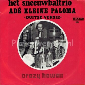 Het Sneeuwbaltrio - Ad&eacute; kleine Paloma (duitse versie)