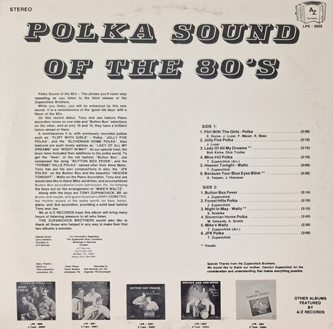 Polka sounds of the 80's
