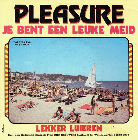 Pleasure &lrm;&ndash; Lekker Luieren