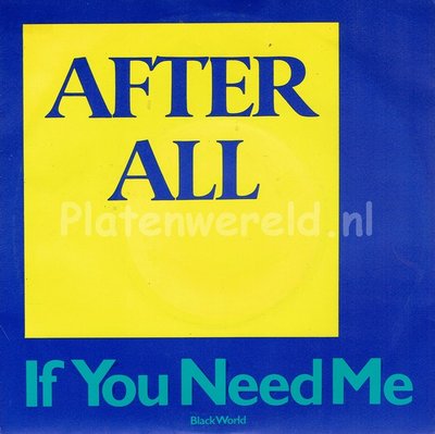 After All - If you need me