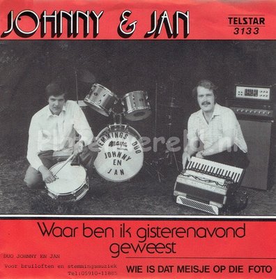 Johnny & Jan - Waar ben ik gisterenavond geweest